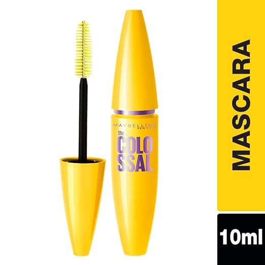 maybelline new york volume express colossal mascara – waterproof, black, 10ml