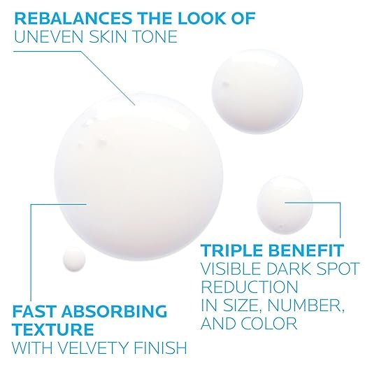 la roche posay la roche posay niacinamide 10 face serum, brightening and anti aging facial serum with 10% niacinamide, reduces the look of dark spots, discoloration, and uneven skin tone