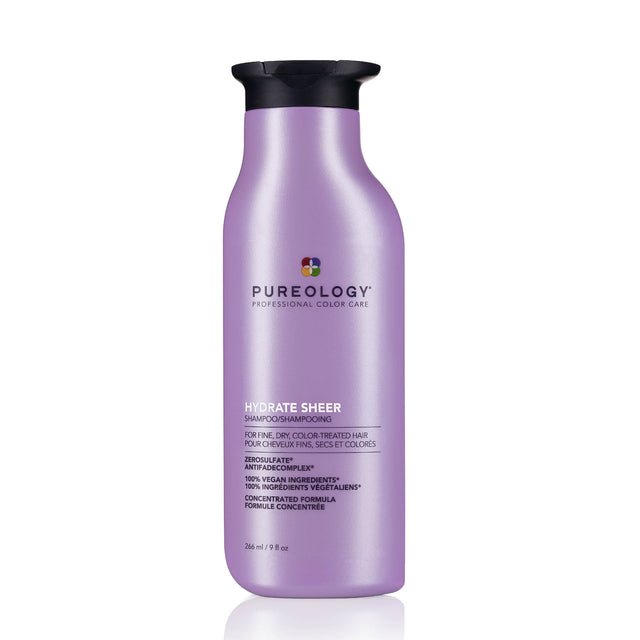 pureology hydrate sheer shampoo – 8.5 fl oz / 250 ml