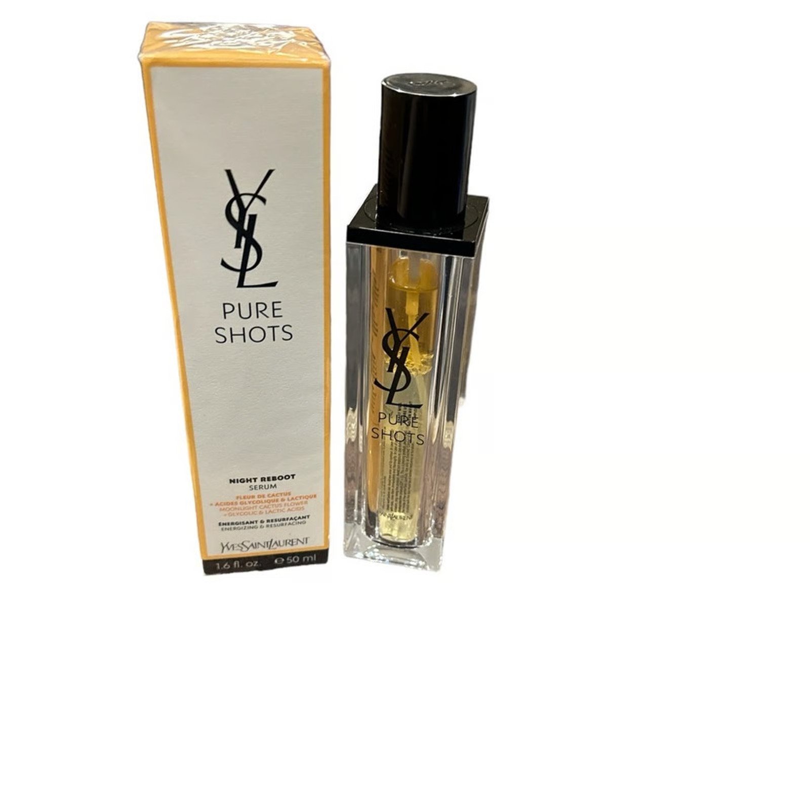 yves saint laurent pure shots night reboot resurfacing serum 30ml